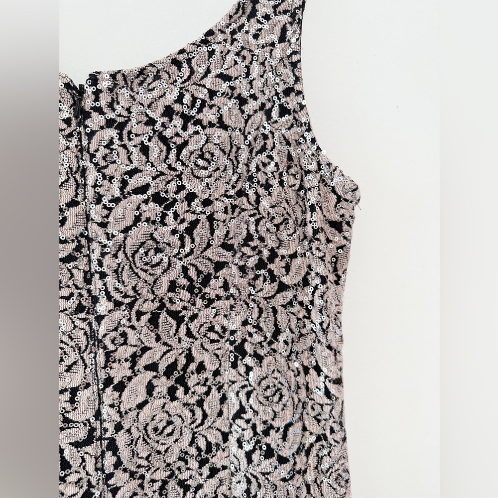 Vintage - Alex Evenings - Sequin Gown - Scoop Neck - Size 12 - Picture 7 of 15